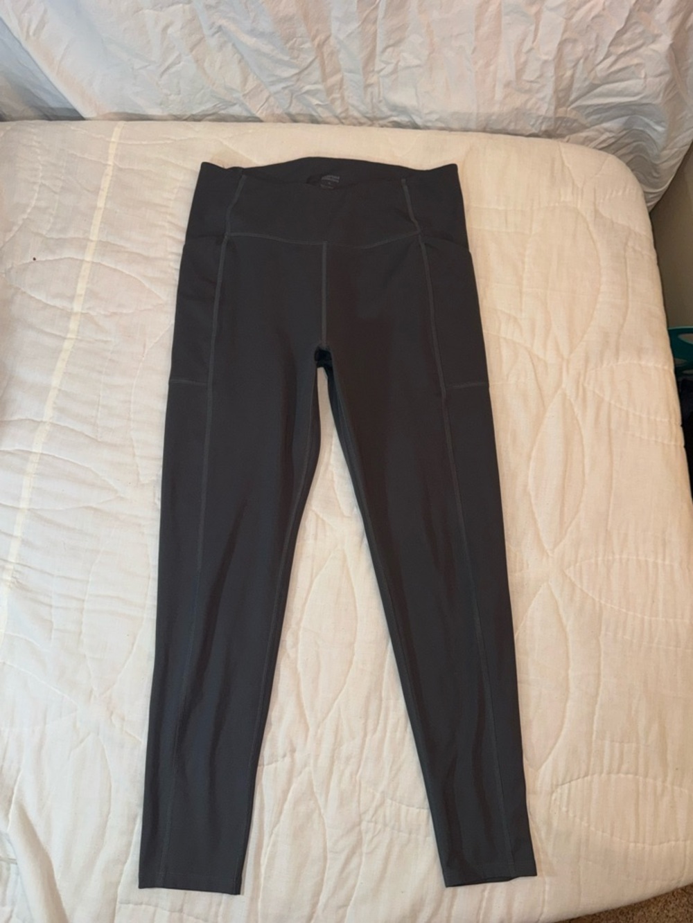 girlfriend collective Grey High-Rise Performance Leggings